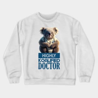 Just a Highly Koalified Doctor Koala 2 Crewneck Sweatshirt
